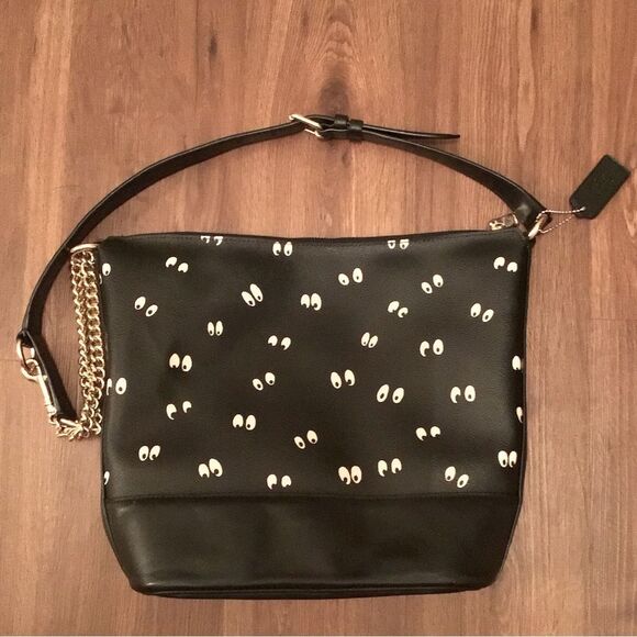 RARE Coach Disney X Paxton Duffle With Snow White and The Seven Dwarfs Eye Print - Picture 5 of 9